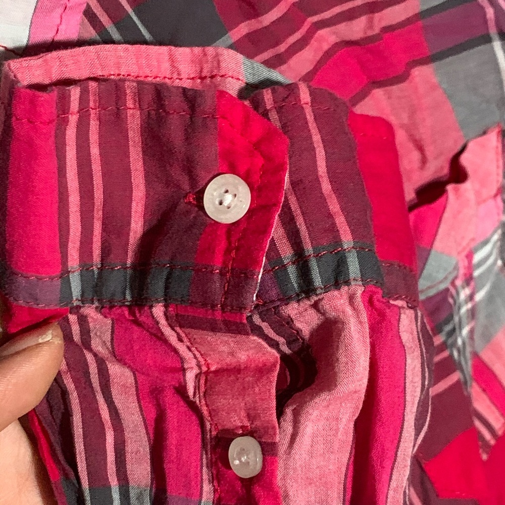 Plaid Button-Up - Picture 3 of 5